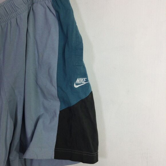 Nike Mens Athletic Shorts Elastic Waist Comfort Colorblock Blue Black Size XXL - Picture 7 of 16